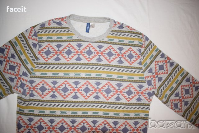 H&M - DIVIDED - Страхотна 100% Оригинална фланела / Блуза / Мъжка, снимка 2 - Блузи - 21035092