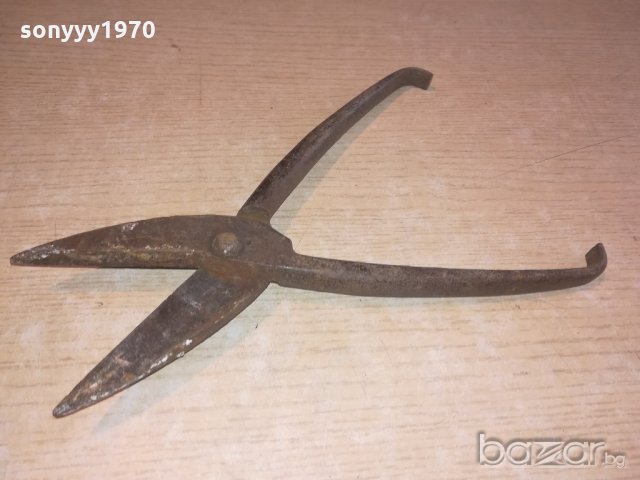 АНТИКА-стара ножица за ламарина 29см-ретро колекция, снимка 4 - Други инструменти - 20972249