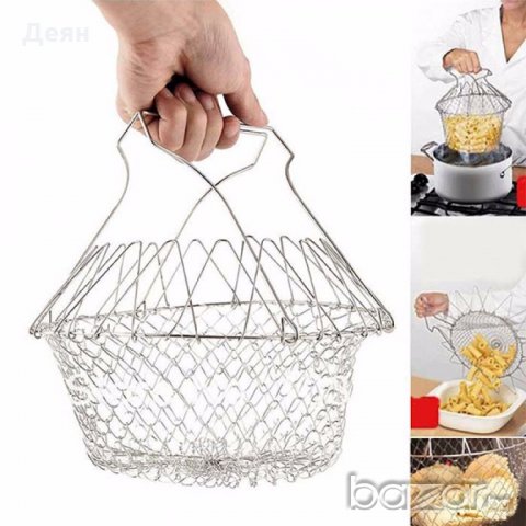 1718 Многофункционален кухненски уред Chef Basket, снимка 3 - Други - 19576317