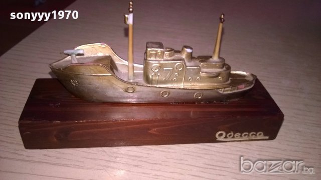 Одеса-китобоец-13х7х4см, снимка 2 - Антикварни и старинни предмети - 17855542