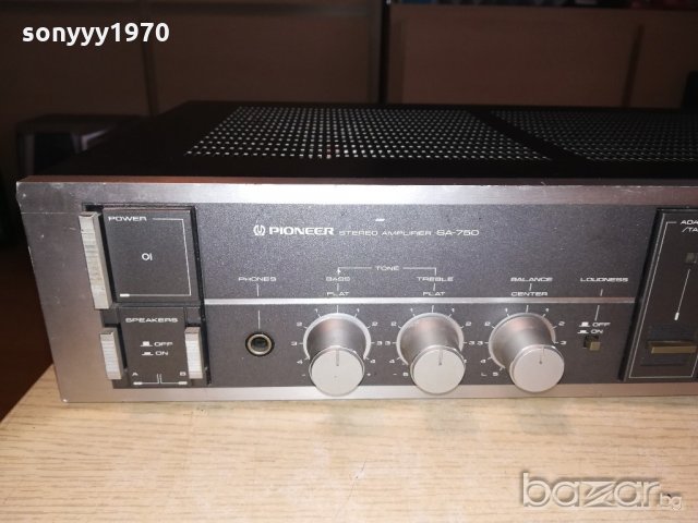 &pioneer sa-750 amplifier-made in japan-внос швеицария, снимка 5 - Ресийвъри, усилватели, смесителни пултове - 20692106