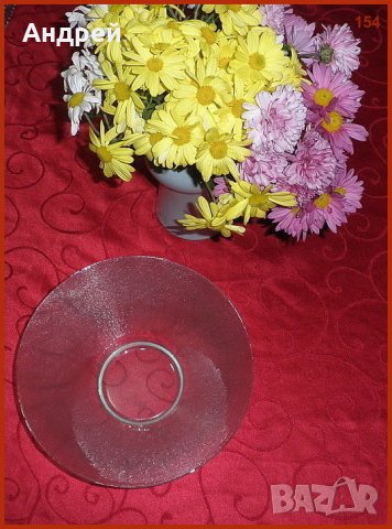 Стъклена купа за плодове или салати, снимка 1 - Чинии - 23430090