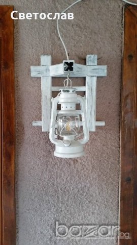 Стенна лампа фенер - Ретро аплик винтидж, снимка 16 - Лампи за стена - 21071295