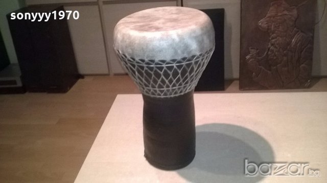 Тарамбука-ръчна изработка-с оплетка-38х25см-внос англия, снимка 8 - Ударни инструменти - 18643739