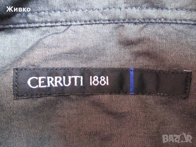 CERRUTI 1881 мъжка риза къс ръкав размер М., снимка 3 - Ризи - 21885032