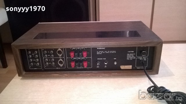 ретро усилвател-дървена кутия-за ремонт-внос франция, снимка 13 - Ресийвъри, усилватели, смесителни пултове - 20204637