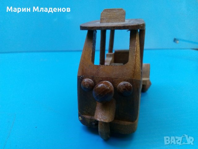 Дървена играчка-триколка, снимка 2 - Колекции - 22284233