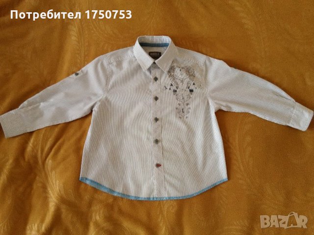 Детска спортно елегантна риза с дълъг и къс ръкав за момче, снимка 2 - Детски ризи - 24526271