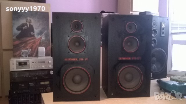 fisher hifi model ste-171 3way/germany-2x60w/8ohm-swiss, снимка 9 - Тонколони - 24488468