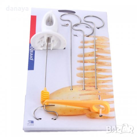 972 Уред за картофени спирали нож резачка за картофи на спирали, снимка 9 - Прибори за хранене, готвене и сервиране - 25648996