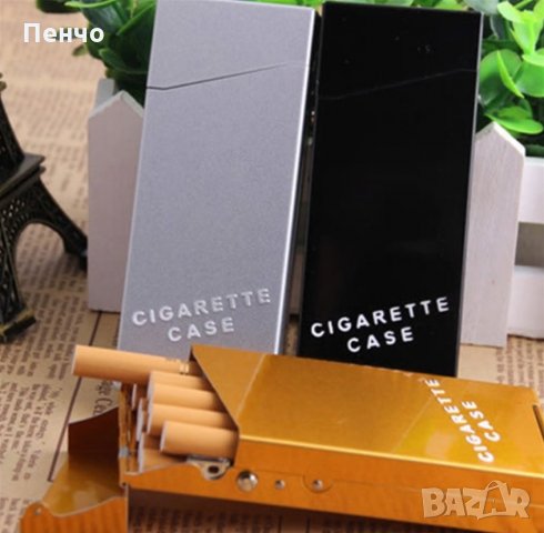 Алуминиева кутия за дамски цигари табакера слим тънка дълга Case slim за тънки табакери украса супер, снимка 11 - Табакери - 25965908