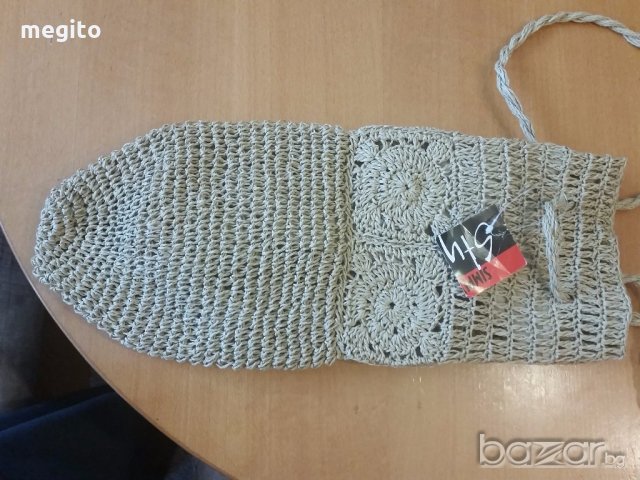 Нова плетена чанта / раница за гръб , снимка 2 - Чанти - 18495836