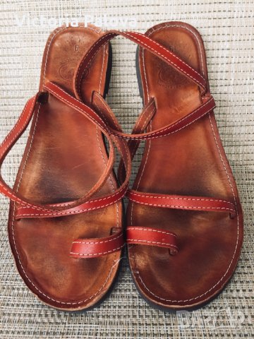 Изящни сандали,естествена кожа, снимка 2 - Сандали - 25194288