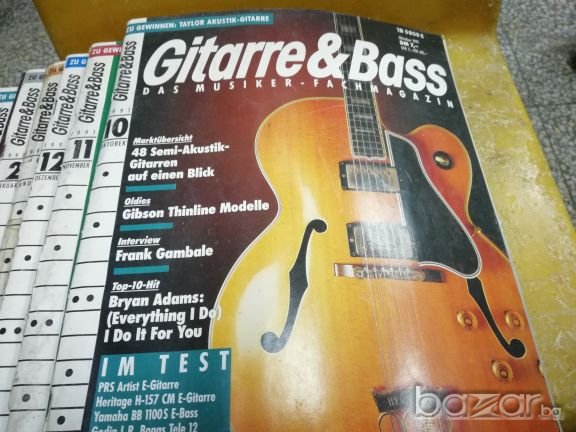 Музикално списание Gitarre & Bass, снимка 6 - Други ценни предмети - 20279828