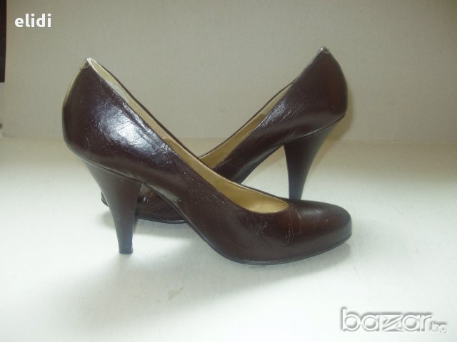 №37 Dolcir холански ест. кожа, снимка 3 - Дамски обувки на ток - 11133339