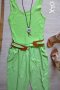 ЗЕЛЕН летен гащеризон  - М размер , снимка 2