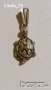 Среб.медальон-костенурка с циркон-проба-925. Закупен от Италия., снимка 7