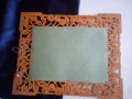 стара ажурна рамка от дърво, снимка 3