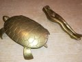 АНТИКА-ретро колекция-мед/месинг-костенурка , снимка 7
