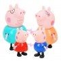 4 бр Пепа Пиг семейство Pepa Pig Peppa Pig сет играчки PVC фигурки украса топери за торта украса, снимка 4