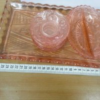 Стъклени чинийки за сладко , снимка 6 - Антикварни и старинни предмети - 22324272