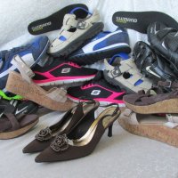 елегантни 39 - 40 дамски обувки Stuart Weitzman original от фин сатен , сандали, GOGOMOTO.BAZAR.BG®, снимка 2 - Сандали - 21822743