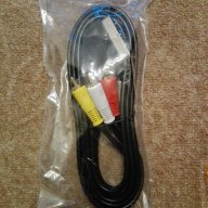 Нов кабел scart (еврожак) към чинч (RCA) - 1,5 метра, снимка 1 - Кабели и адаптери - 18419404