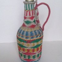 Плетено шише, снимка 3 - Антикварни и старинни предмети - 19801924