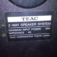 teac-japan-2бр тонколони-внос швеция-23х19х15см, снимка 13 - Тонколони - 21880555