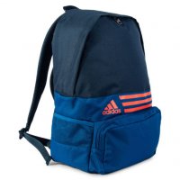 Нова раница Adidas 3 Stripes DER Backpack Dark Blue, снимка 1 - Чанти - 19215641