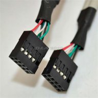 Pci 4 портов USB разклоител /хъб/ за свързване към дъннта платка, Screw to Motherboard 9pin header, снимка 4 - Части за лаптопи - 8789562