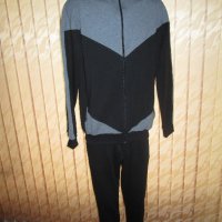 Памучни Мъжки анцузи - сиво с черно - 100% Българско производство, снимка 2 - Спортни дрехи, екипи - 21563219