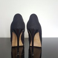 Черни обувки Bershka 39 номер, снимка 3 - Дамски обувки на ток - 18610530