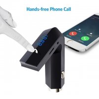 FM Трансмитер Bluetooth Хендсфри MP3 USB – Hammer-LED дисплей, USB Charger,TF Card, снимка 3 - Аксесоари и консумативи - 25465973