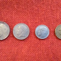 Гръцки монети, 5 броя, емисии от 1978г. до 1982г, снимка 2 - Нумизматика и бонистика - 23357792