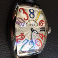 Мъжки луксозен часовник Franck Muller Crazy Hours клас ААА+ реплика, снимка 10 - Мъжки - 16678411
