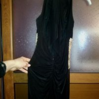 Бална/официална рокля в черно със златно размер С , снимка 8 - Рокли - 24684420