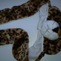 Шапка, шал, ръкавички Тигър – 3 в 1 – 56см, 3.5г до 7 години, снимка 5 - Шапки, шалове и ръкавици - 23956444