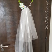 Сватбен венец за врата, снимка 3 - Декорация за дома - 24416309