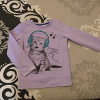 Блуза с котенце , снимка 1 - Детски Блузи и туники - 24128436
