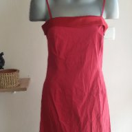Дамска рокля памук тип бюстие червена *, снимка 1 - Рокли - 15378790