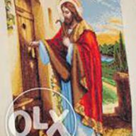 Гоблен "Исус чука на вратата" , снимка 2 - Гоблени - 16069664