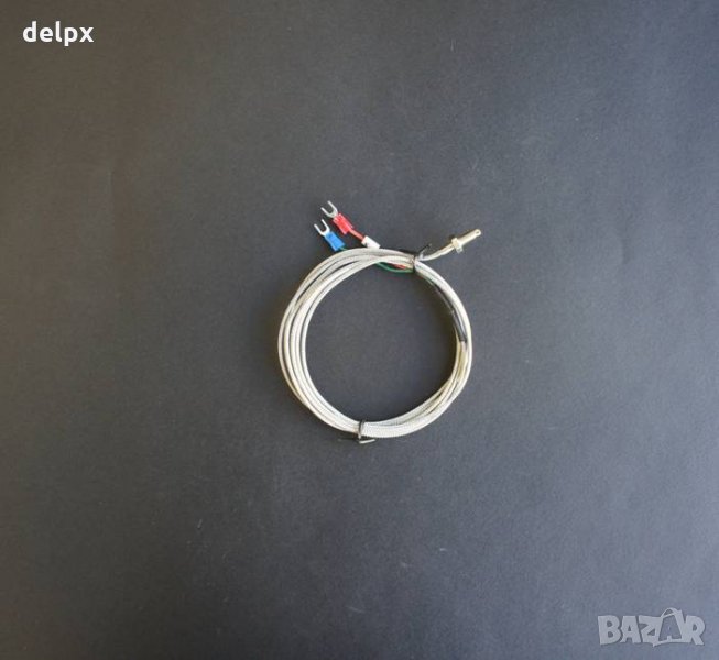 Термосонда (термодвойка) тип K Ф4,5x3mm до 400°C, снимка 1