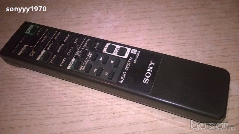 sony audio remote-tuner/cd/tape/ampli-внос швеицария, снимка 1