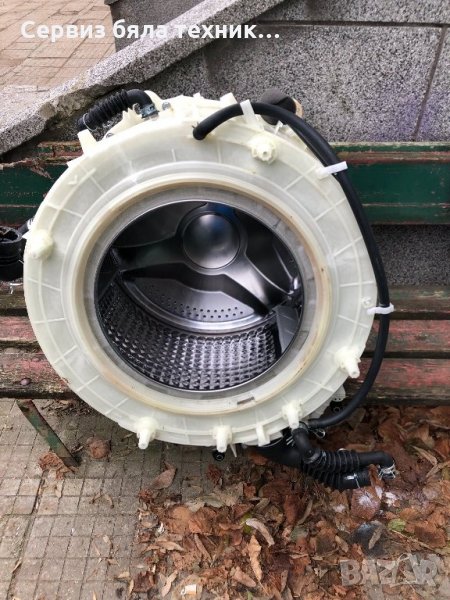 Продавам отличен казан+барабан с инвенторен двигател за пералня Samsung Eco Bubble 8 кг, снимка 1