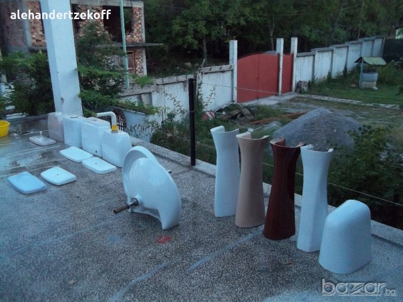 Порцеланова мивка тоалетна чиния ботуш тоалетно казанче , снимка 1