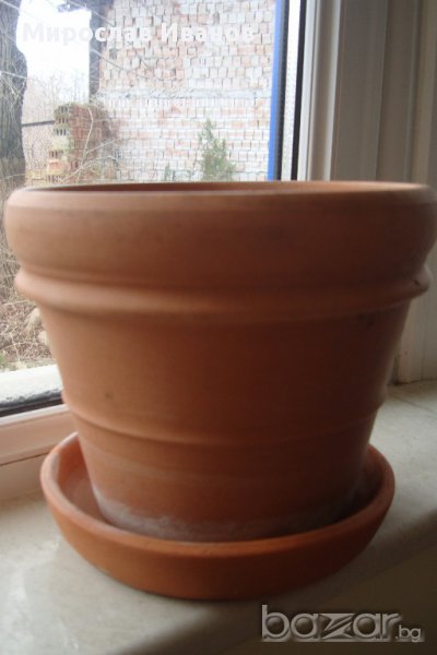 керамична саксия, снимка 1