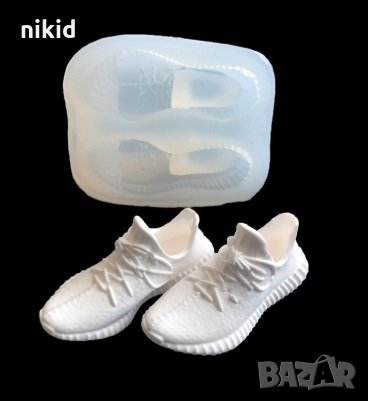 3D Спортни обувки Маратонки силиконов молд форма декорация торта фондан шоколад гипс сапун и др, снимка 1