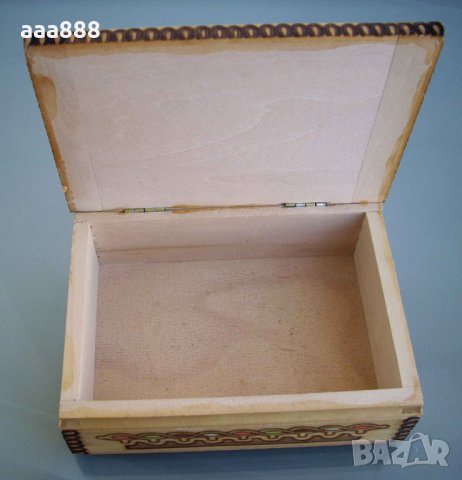 Дървени пирографирани кутии мускали, снимка 8 - Декорация за дома - 23642980