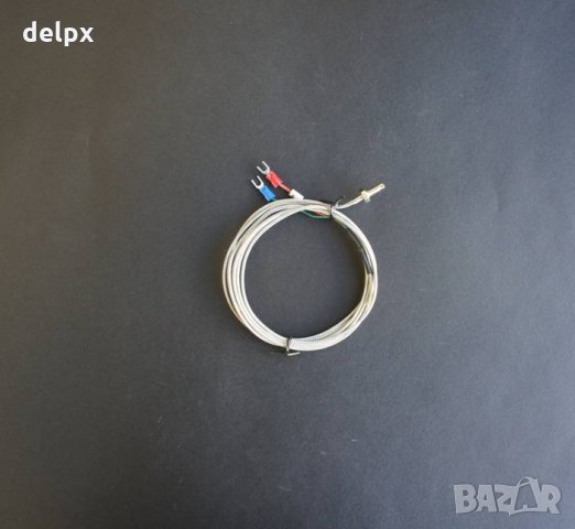 Термосонда (термодвойка) тип K Ф4,5x3mm до 400°C, снимка 1